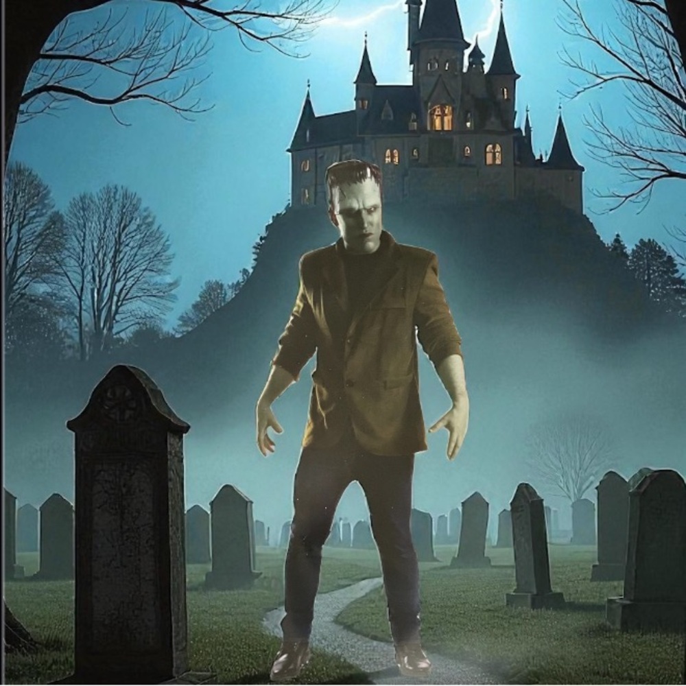 Rubie's Frankenstein Costume in Green and Black